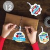 Big Dot of Happiness Thank You Teachers - Assorted Hanging Teacher Appreciation Favor Tags - Gift Tag Toppers - Set of 12 - 2 of 4