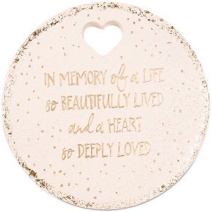 Pavilion Gift Company - In Memory - 10" Garden Stone - Stepping Stones and Pathways - 1 of 4
