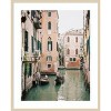 Amanti Art Venice Canals I by Justine Milton Wood Framed Wall Art Print - 4 of 4