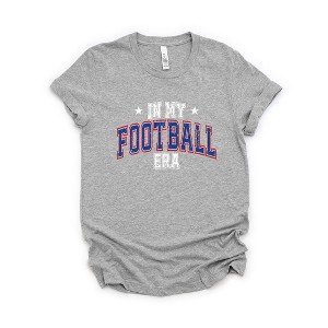 Simply Sage Market Women's  In My Football Era - Blue Short Sleeve Graphic Tee - 1 of 4