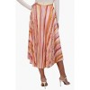 Women's Pleated Multi Print Midi Skirt - BCBGMAXAZRIA - 4 of 4