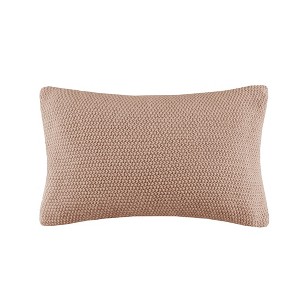 Gracie Mills Lessie Ultra-Soft Knit Oblong Pillow Cover - 1 of 4