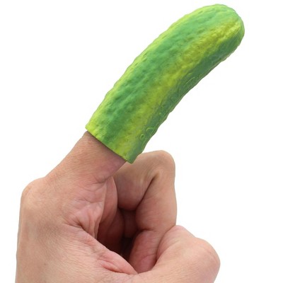 Accoutrements Pickle Soft Vinyl Finger Puppet | One Finger