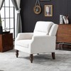 YOUNIKE 30.31” W Oversized Accent Chair Velvet Upholstered Armchair Single Office Chair With Solid Wood Legs for Living Room/Bedroom - 3 of 4