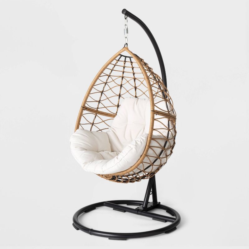 Britanna Patio Hanging Egg Chair - Natural - Threshold&#8482;, 4 of 12