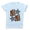 Checkered Mama Leopard Stars - Womens Garment Dyed Tee - 2 of 3