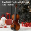 Dexmalle Professional 4/4 Full Size Violin Set,Smooth Finish & Complete Accessories,Gift - 2 of 4