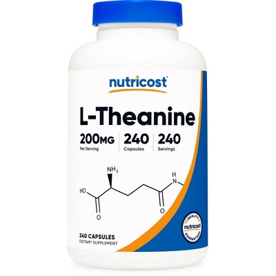 Nutricost L-Theanine Capsules (200 MG) (240 Capsules)