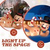NAYSAYE Inflatable Holiday Decoration Lying Gingerbread Man Festive Yard Display for Home Garden, Brown, 118"*33.5"*70.8" - 4 of 4