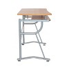 NicBex Home Office Desk 47" L Morden Writing Desk with Drawer, Shelves, Magnetic Dry Erase Whiteboard and Wooden Desktop for Study and Work - 4 of 4