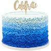 Bakery Crafts Celebrate Gold Candle Holder Cake Topper - 3 of 3