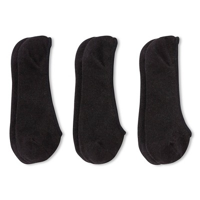 No Show Socks - 3 pairs - Black