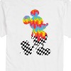 Men's - Disney - Mickey Checkered and Rainbow Silhouette Short Sleeve Graphic T-Shirt - 2 of 4