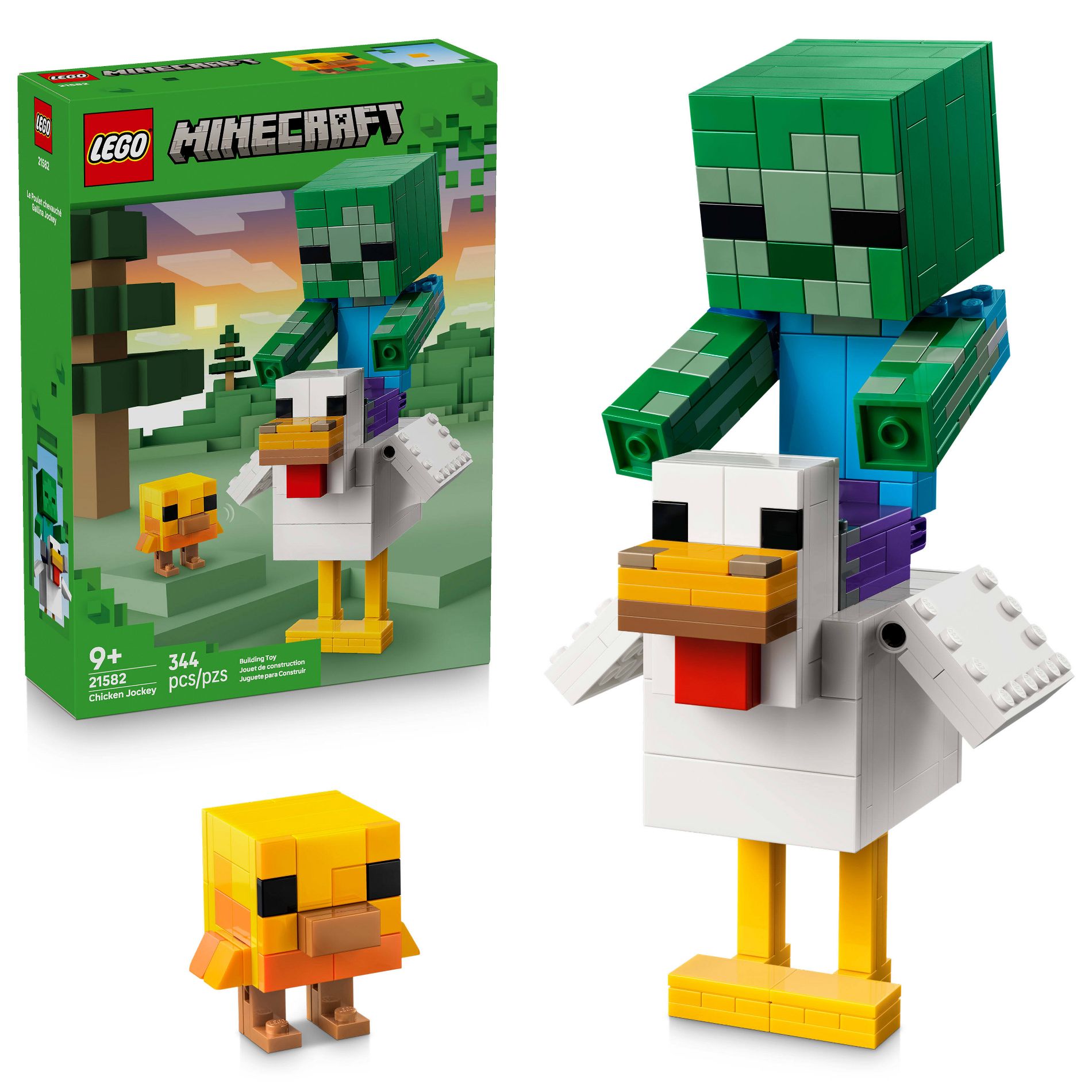 LEGO Minecraft Chicken Jockey Building Toy 21582