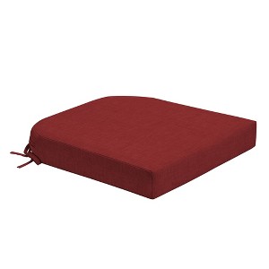 ARDEN Foam Outdoor Round Back Seat Cushion, 20 x 19, made with ProFoam, Rain-proof, Fade Resistant - 1 of 4