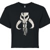 Women's - Star Wars - The Mandalorian Mando Icon Cropped Graphic T-Shirt - 2 of 4