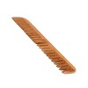 Bass Brushes 100% Natural Premium Bamboo Grooming Comb Large Wide & Fine Tooth Style Dark Bamboo - 2 of 2