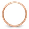 Black Bow Jewelry 2mm to 6mm 14K Rose Gold Half Round Standard Fit Band - 3 of 4