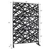 PAGED Line-Shaped Patio Privacy Screen, Fence Privacy Screen, Outdoor Privacy Screen Freestanding for Lawn Garden Deck Balcony Patio - 2 of 4