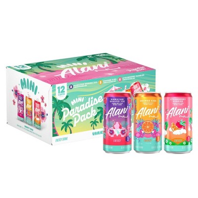 Alani Nu Paradise Mini Variety Pack Energy Drink - 12pk/8.4 fl oz Cans