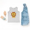 The Juniper Shop Mini Smiley Lion Paws Toddler Tank - 2 of 4