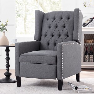 CAVINAS 27.16" Wide Accent Chair, Manual Wing Chair Recliner, Suitable for Living Room, Bedroom - 1 of 4