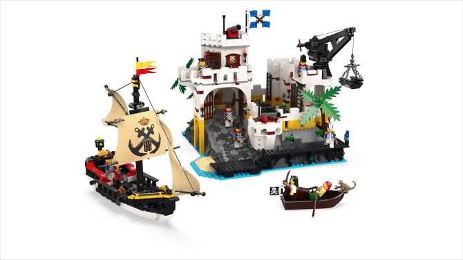 LEGO Icons Eldorado Fortress with Pirate Ship Building Kit 10320, 2 of 9, play video