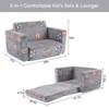 Karl Home 1-Piece Full Sponge Kids Single Folding Sofa Bed with Luminous Feature - 2 of 4