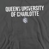 Queens University of Charlotte Official Stacked Adult Pull-Over Hoodie - 2 of 4