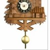 Quartz Chalet Clock – 8 in – Novelty Design with Billy Goat on Roof – River City Clocks - 3 of 3