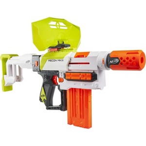 Nerf Modulus Recon MKIII Blaster – 4-in-1 Customizable Dart Blaster with Stock, Barrel, Shield, 12-Dart Clip & 12 Elite Darts - 1 of 4