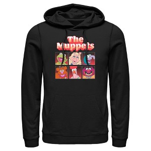 Men's The Muppets Boxed Characters Pull Over Hoodie - 1 of 4