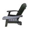 CAVINAS 14" Wood Adirondack Chair with Umbrella Holder,Comfortable Accent Chair for Patio, Garden and Balcony - 4 of 4