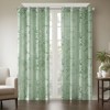 Leilani Palm Leaf Burnout Window Sheer - 2 of 4
