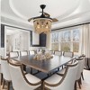 Bella Depot 42" Bohemia Retractable Ceiling Fan with Light and Remote - 2 of 4