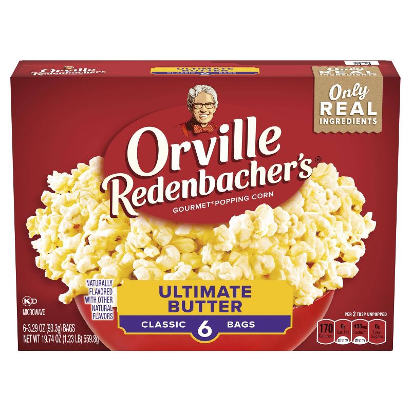 Orville Redenbachers Ultimate Butter Microwave Popcorn &#8211; 6ct, 1 of 5