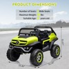 Ride On Truck Car for Kids, 2 Seater 24V  Licensed Mercedes Benz, Toddles Electric Car, Ride On Toy with Led Lights, USB&Music - 2 of 4