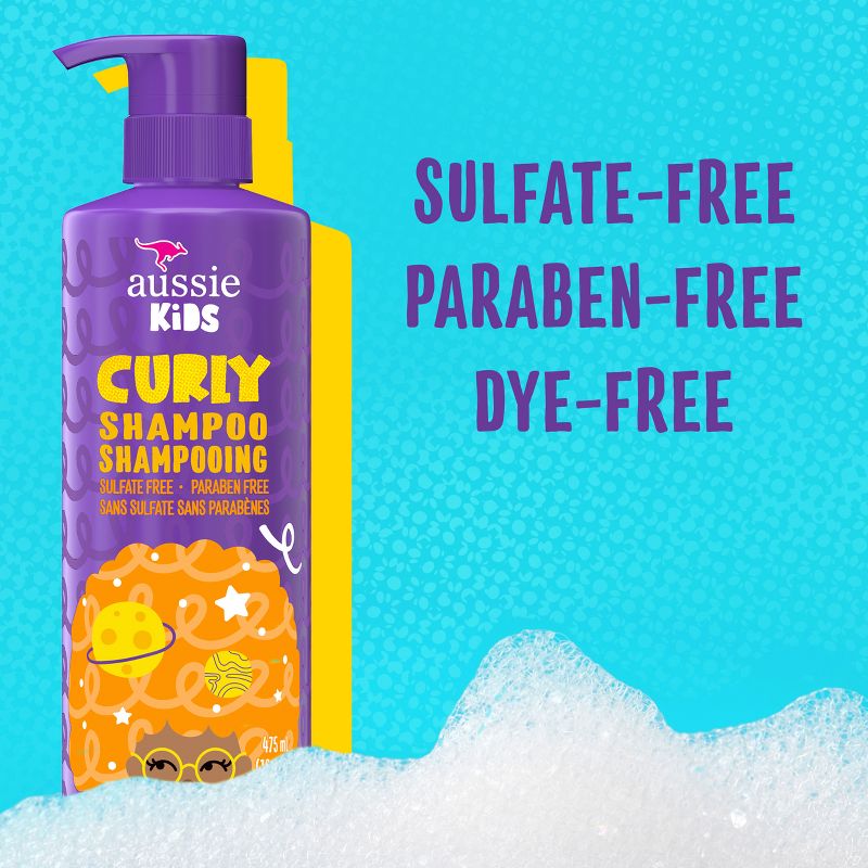 Aussie Kids Curly Sulfate-Free Shampoo - 16oz, 6 of 11