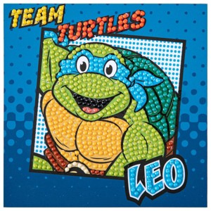 DIAMOND DOTZ Quick DOTZ TMNT Leonardo Leo Diamond Art Painting Kit 5.1" X 5.1" - 1 of 4