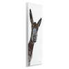 Stupell Industries Donkey Peering Happily Casual Farm Portrait Wall Plaque Art - 3 of 4