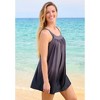 Swim 365 Women's Plus Size Two-Piece Ombre Swim Dress - 4 of 4