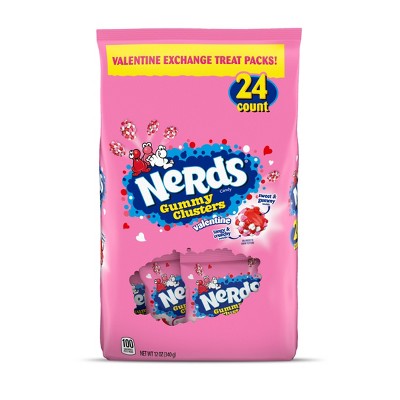 Nerds Valentine's Clusters Classroom Exchange - 12oz/24ct