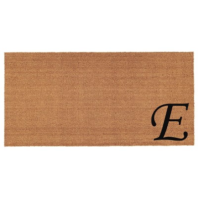 Calloway Mills 153623672E Urban Chic Monogram Doormat 3 ft. x 6 ft. (Letter E)