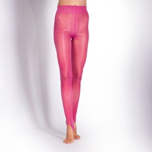 LECHERY Women's Lustrous Silky Shiny 40 Denier Stirrup Tights (1 Pair) - 1 of 1