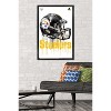Trends International NFL Pittsburgh Steelers - Drip Helmet 20 Framed Wall Poster Prints - 2 of 4