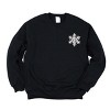 Embroidered Snowflake - Women's Graphic Sweatshirt - 2 of 4