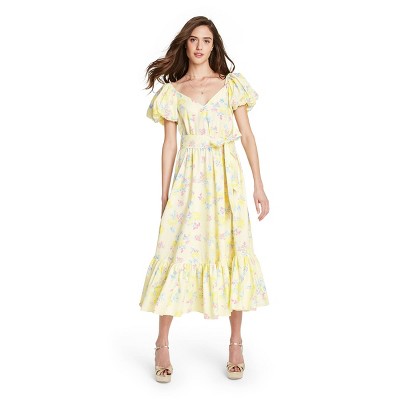 yellow dresses target