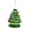 Roman 5.25 In Vintage Green Tree Multi Colored Bulbs Battery Operated Star Top Tree Ornaments - 2 of 3