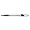Pentel R.S.V.P. Stick Ballpoint Pen .7mm Trans Barrel Black Ink Dozen BK90A - 2 of 3