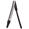 ChromaCast Speed Series Leather Racing Stripe Guitar Strap, Silver with Black - 3 of 4